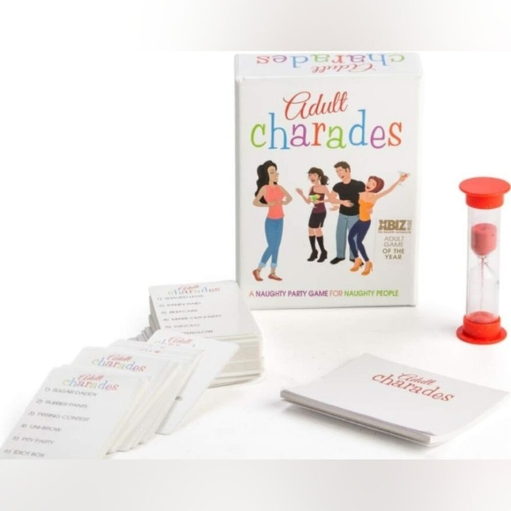 Adult Charades Game Naughty Party Guessing Fun 2-12 Players Kheper Games